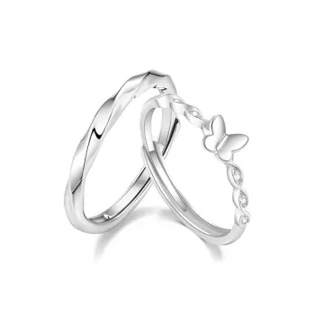 GLOIRE S925 Silver Rings Unisex Delicate Luxury Gentle Elegance Normcore Style Anniversary