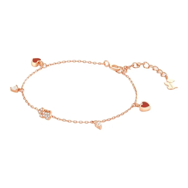 Agatha 925 Sterling Silver Bracelets Women's Red-2