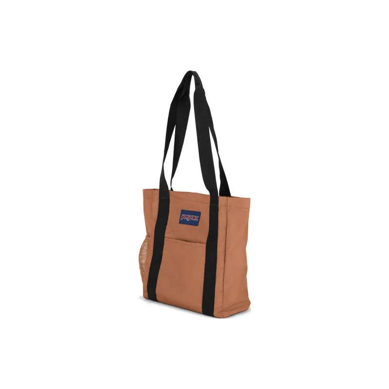 JanSport Polyester Tote Bag Shopping Bag Handbag Shoulder Bag Mini Unisex Brown-1