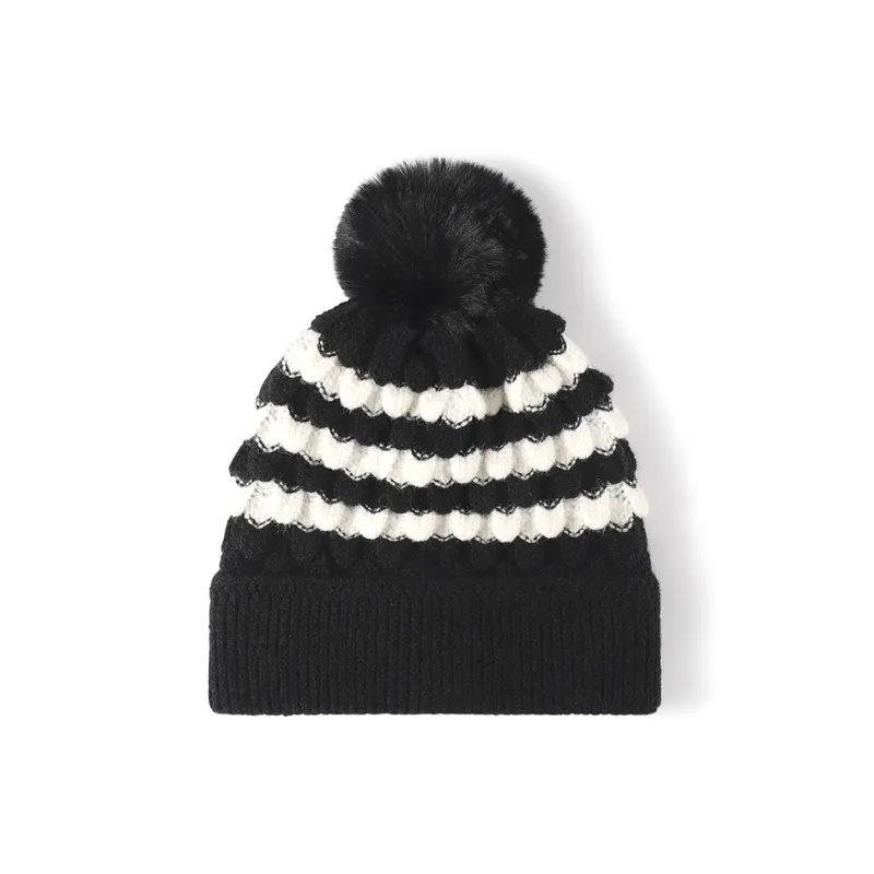FREE RABBITⅡ New Faux Rabbit Fur Beanies Unisex-1