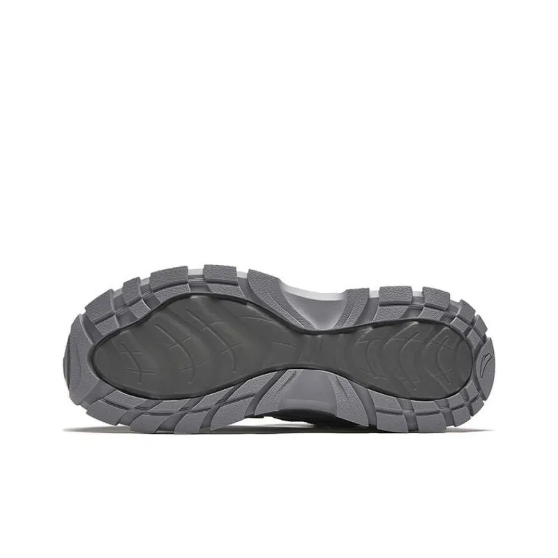 Anta Raw Candy Slip Resistant Warm Mid Top Casual Shoes Women's Gray-4