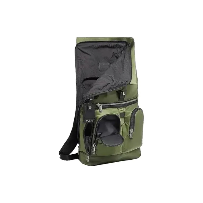 TUMI Alpha Bravo Nylon Backpack Regular Men's Forest Green-2