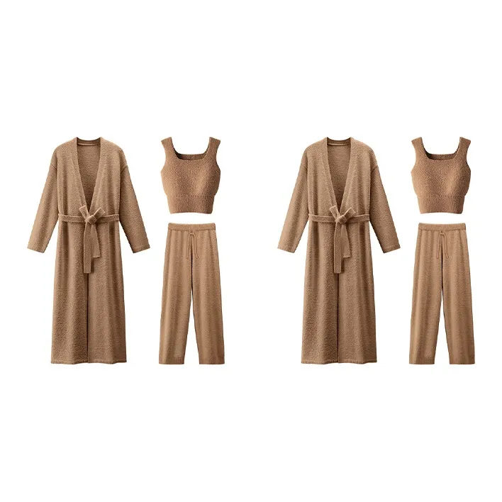 LUCKMEEY Sleep Robe Pajama Set Women's-16