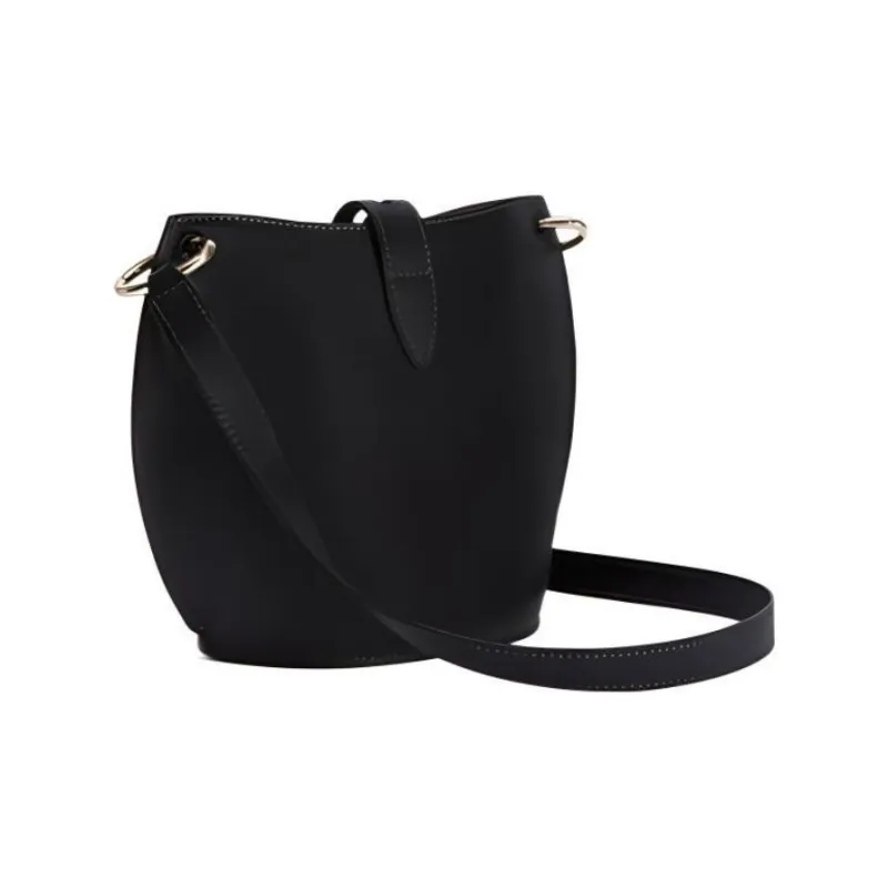 Furla Calfskin Shoulder Bag, Crossbody Bag Mini Women's Black-2