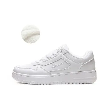 Warrior White Sneakers Air Force 1 Wear Resistant Slip Resistant Low Top Skateboard Shoes Unisex White