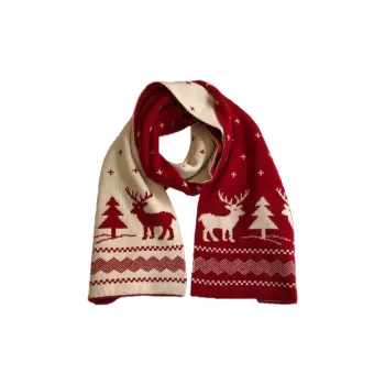 Bejirog Polyester Knit Scarves Unisex