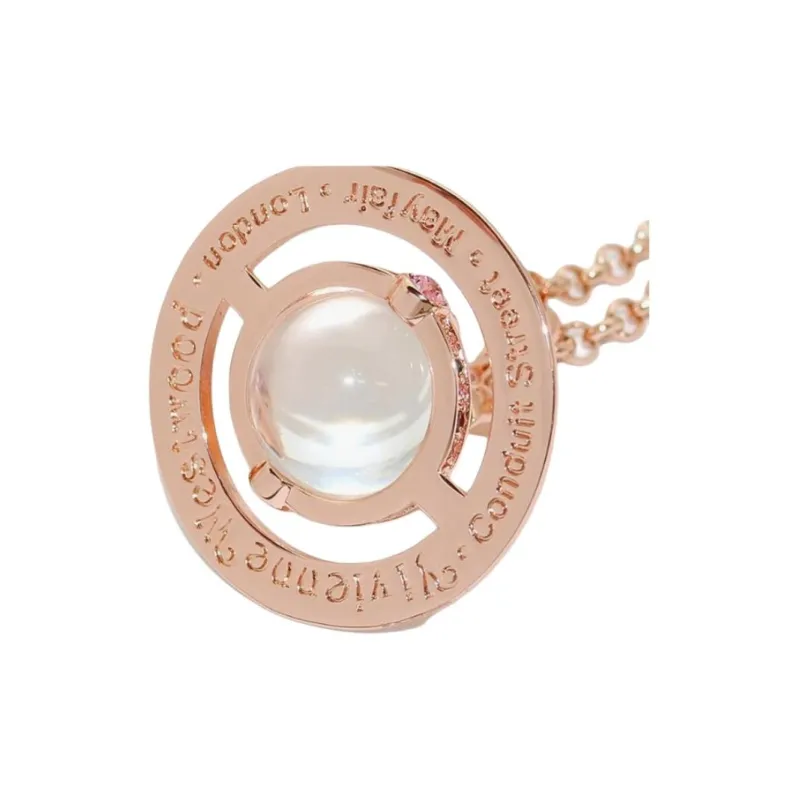 Vivienne Westwood Brass Necklaces Women's Rose Gold-3