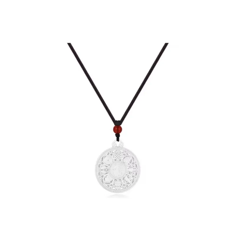 Brahmacharya 999 Fine Silver Necklaces Unisex-0