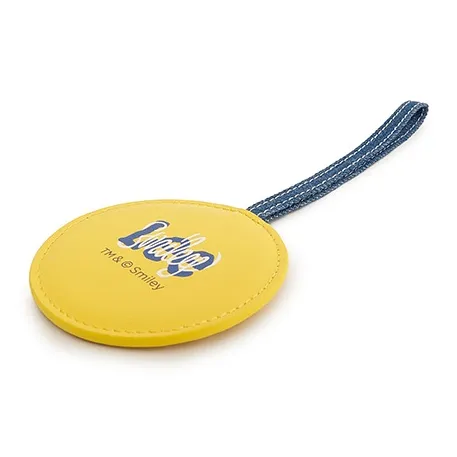 Lee SMILEY Collaboration PU Bag Accessories Unisex Yellow-3