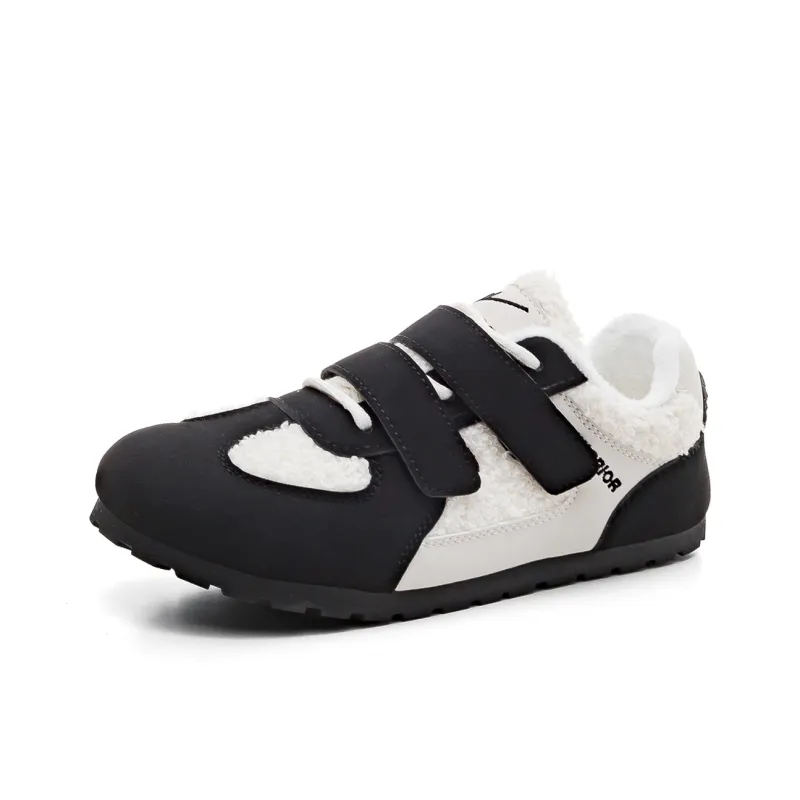 Warrior Anti Slip And Wear Resistant Lightweight Low Top Skateboard Shoes Women's White Black-1