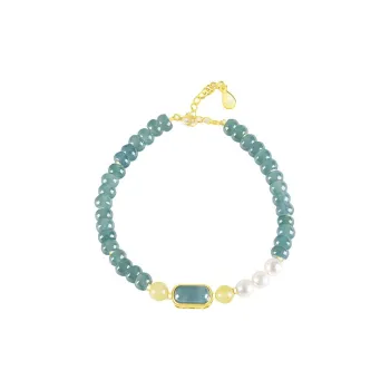 Green Craftsman Ice Type Jadeite Bracelets Women's