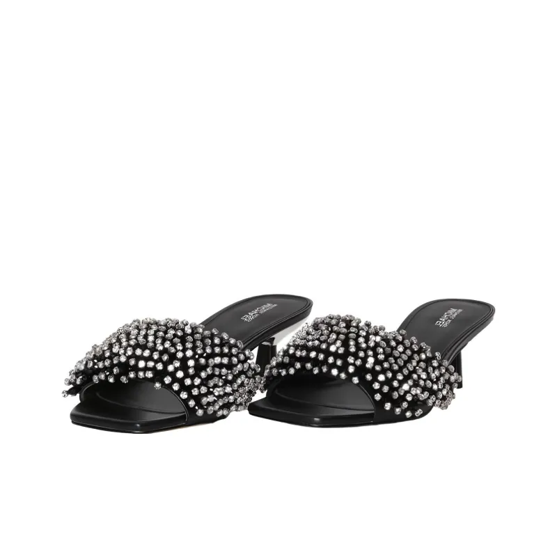Michael Michael Kors Amal Crystal-embellished Leather Sandals-2