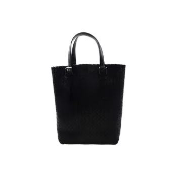 Bottega Veneta Bottega Veneta Luggage Collection Sheepskin Handbag Small Size Women's Black