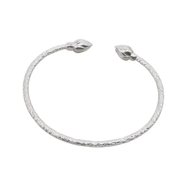 RURA S999 Fine Silver Bangles Women's Silver-0