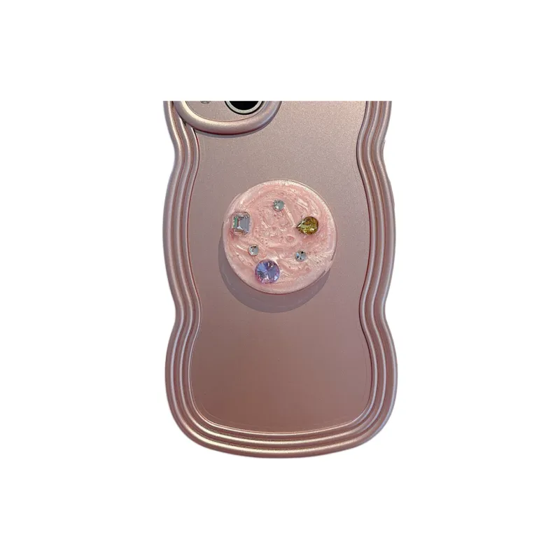 Wei Xin TPU Material Foundation Stick Stand Phone Cases Compatible With IPhone 16/15 Pro Max/Apple 13/14 Pro Max/12-2