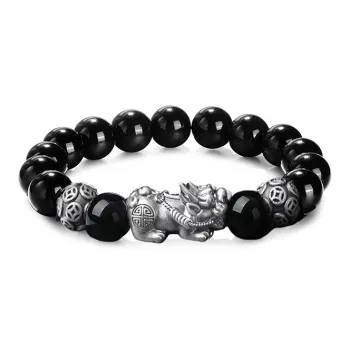 FUSSEM Obsidian Bracelets Unisex