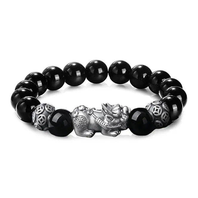 FUSSEM Obsidian Bracelets Unisex-0