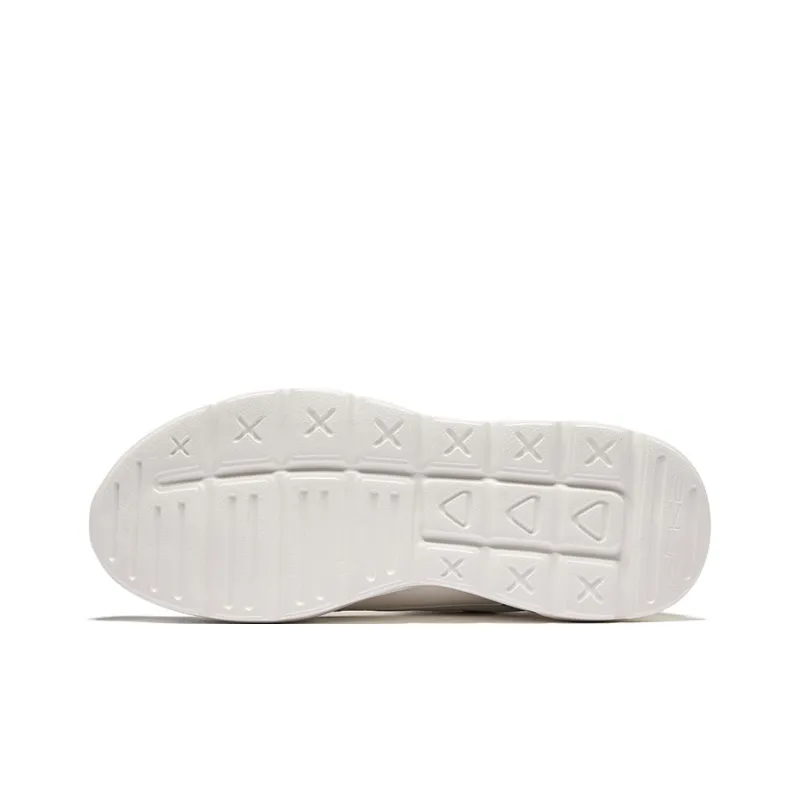 Erke Qiuyue Cushioning Wear-Resistant Low-Top Casual Shoes Men's Pale Blue Microcrystal White-3