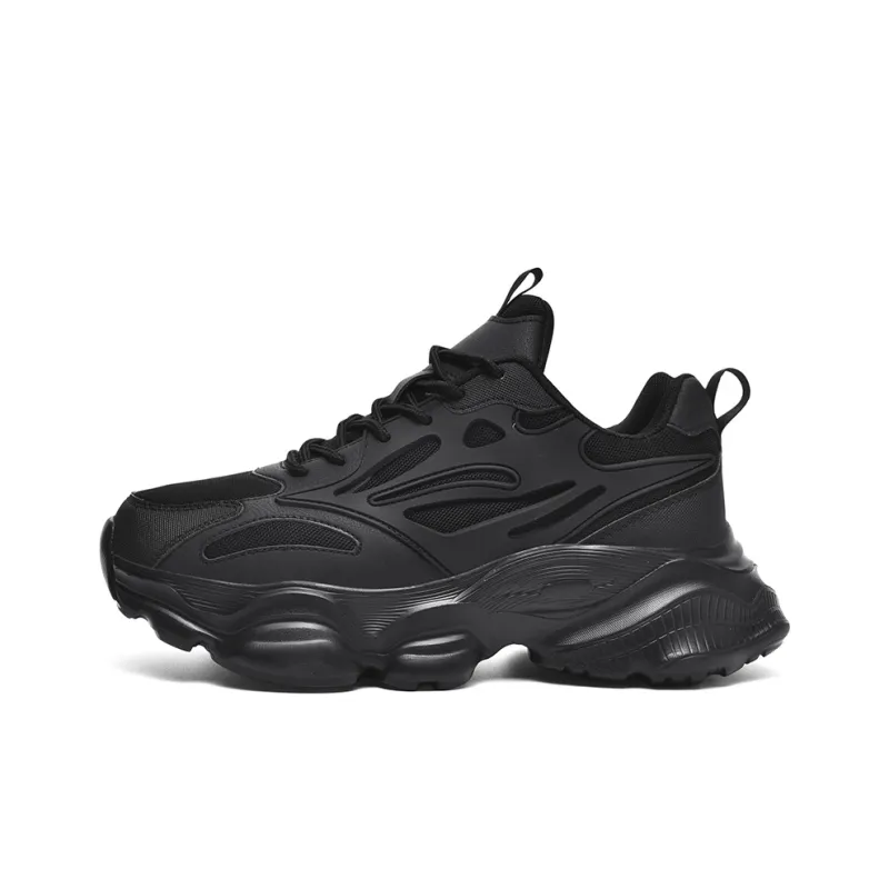 YIVELOVE Anti-Slip And Wear-Resistant Height Increasing Low-Top Chunky Sneakers Men's-6