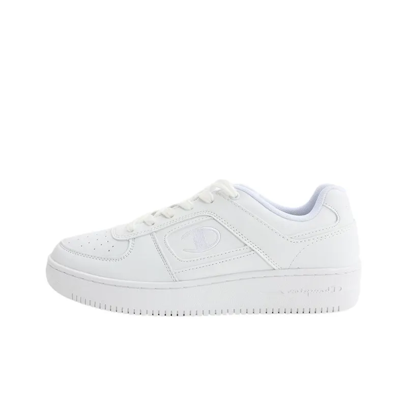 Champion Foul Play Element Low Top Skateboard Shoes Men's White-0