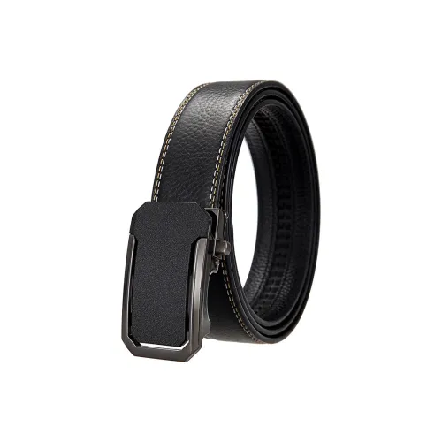 YUZHAOLIN Top Grain Cow Leather Leather Belts Men's 3.5CM