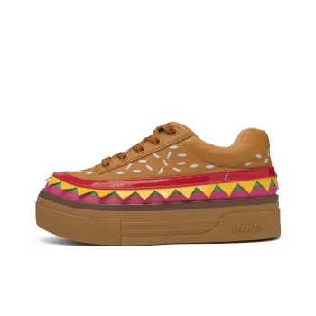 Stanair X Vandytheburger Skateboard Shoes Unisex Low Top White, Black