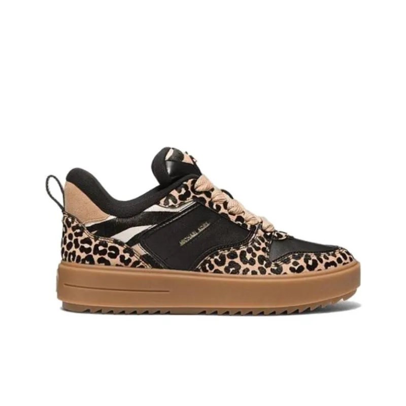 MICHAEL KORS Rumi Slip-Resistant Low-Top Casual Shoes Women's Black Yellow-1