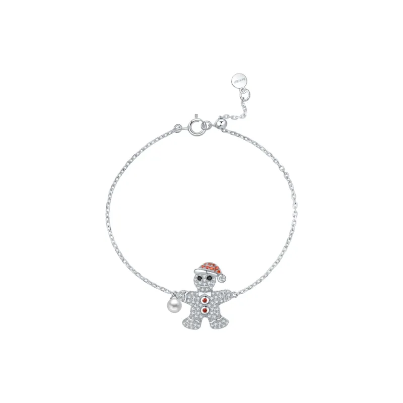 BABYBEI 925 Sterling Silver Pearl Cute Individual Creative Delicate Niche Design Bracelets Women's-0