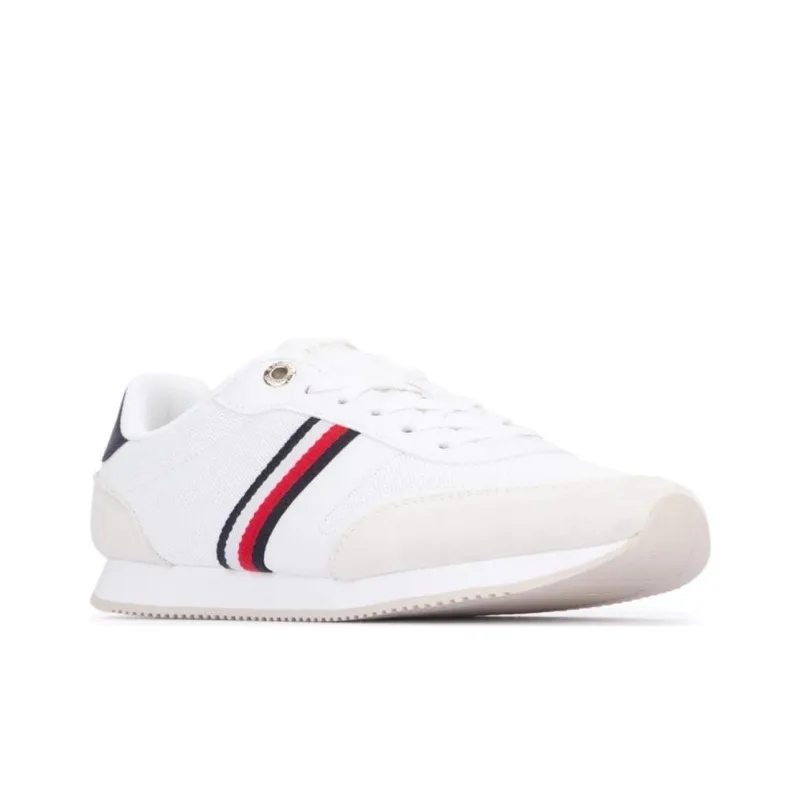 Tommy Hilfiger Cushioning, Slip Resistant, And Abrasion Resistant Low Top Casual Shoes Women's White-3