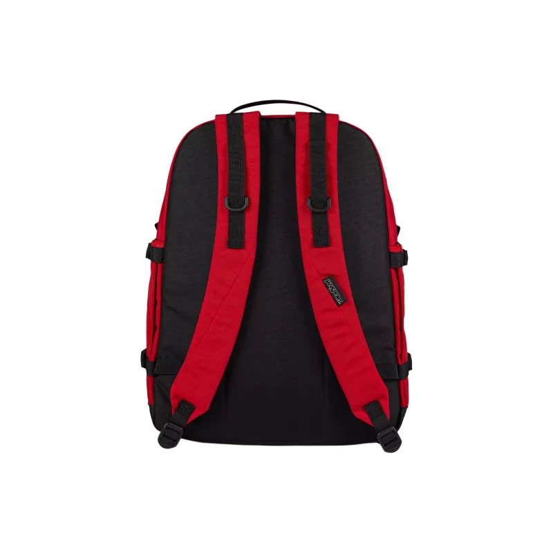JanSport Recycled Nylon Backpack Unisex Red-3