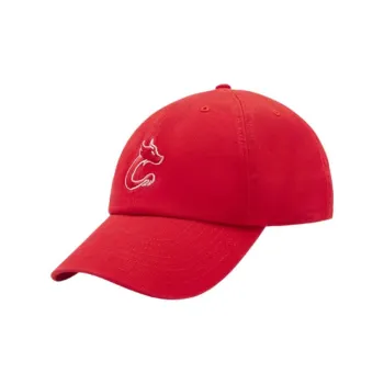 Mizuno Embroidery, 100% Cotton Baseball Caps Unisex Red
