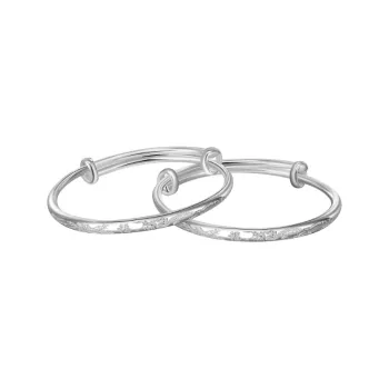 LAOYINJIANG S 999 Fine Silver Sterling Silver Bracelets Kids'