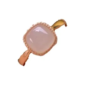 Andaozi Hetian Jade Rings Dusty Pink Women's-6