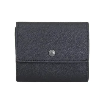 COACH Leather Coin Purse Mini Men's Black