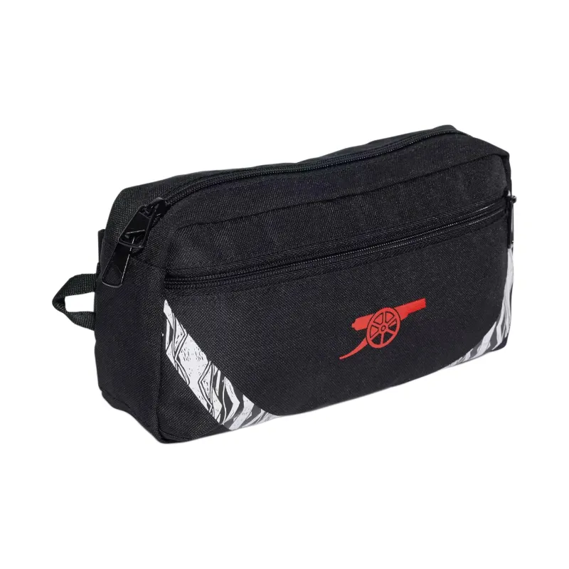 Adidas Recycled Material One Shoulder Crossbody Fanny Pack Unisex Black & Red-1
