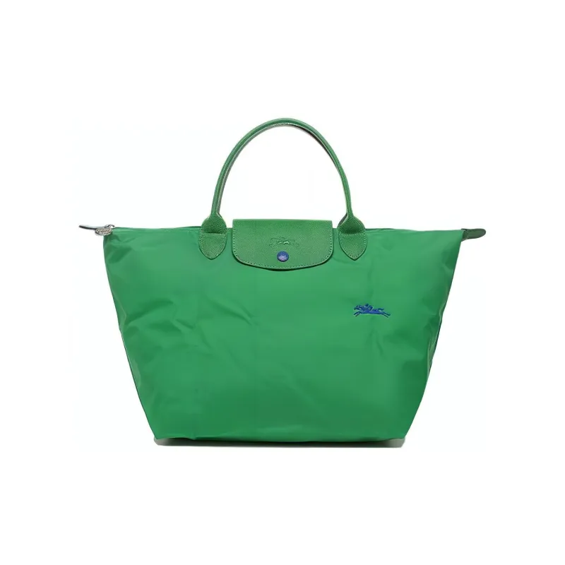LONGCHAMP Le Pliage Club Nylon And Leather Dumpling Bag Handbags Women's Green-0
