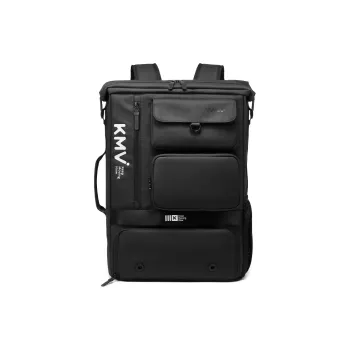 KMV Polyester Badminton Bag Tennis Bag Large Size Unisex Black/Gray/White
