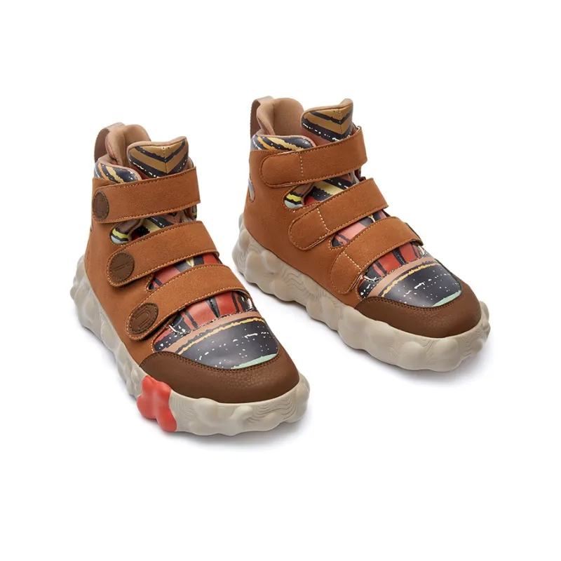 U.IN Figuras 5 Series High Top Casual Shoes Unisex-9