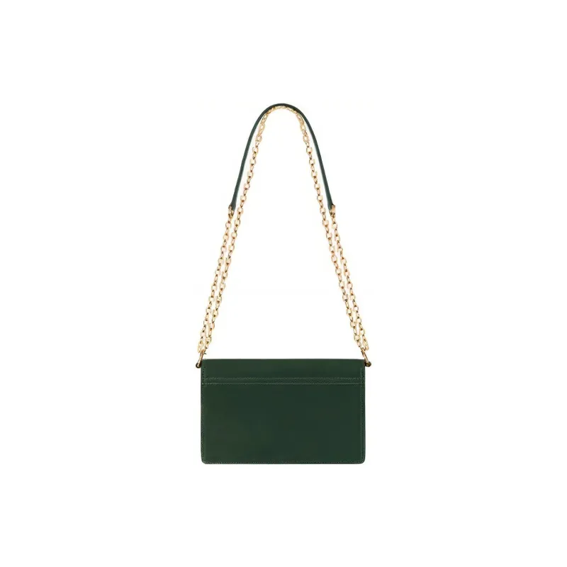 GIVENCHY 4G Box Smooth Cow Leather Shoulder Bag, Crossbody Bag Trumpets Women's Forest Green-3