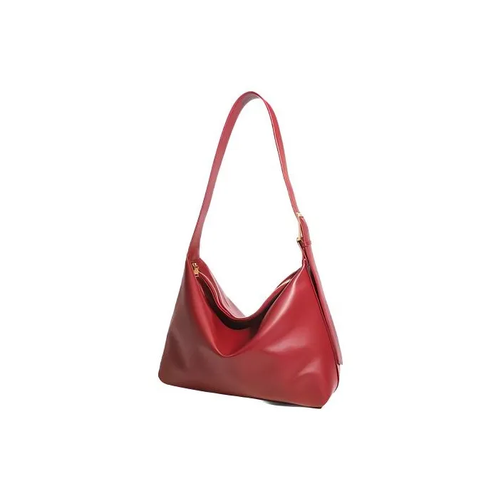 Carksky PU Shoulder Bag Crossbody Bag Regular Women's Red-4