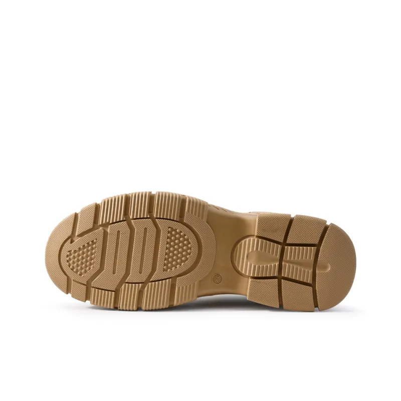 Blue Gull Shield Wear resistant And Waterproof High Top Outdoor Shoes Unisex Khaki-4