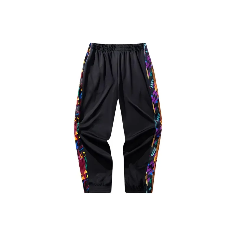 Anta Basketball Collection Casual Pants Men's Basic Black/Red Pepper-1
