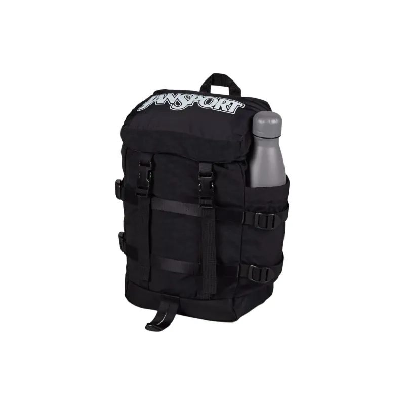 JanSport Recycled Nylon Backpack Mini Unisex Black-2