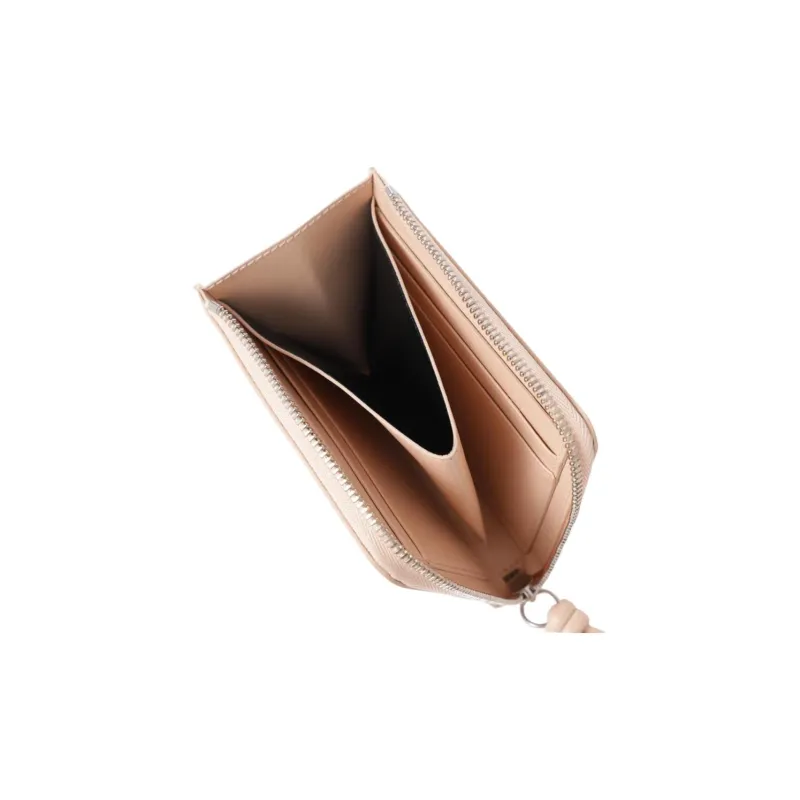 JIL SANDER Calfskin Wallet Women's Rose Pink-3