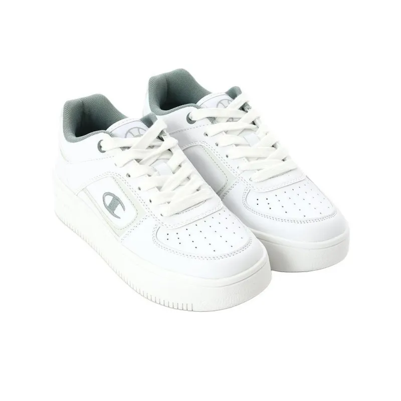 Champion Foul Play Platform BS Low-Top Skateboard Shoes Women's White-3