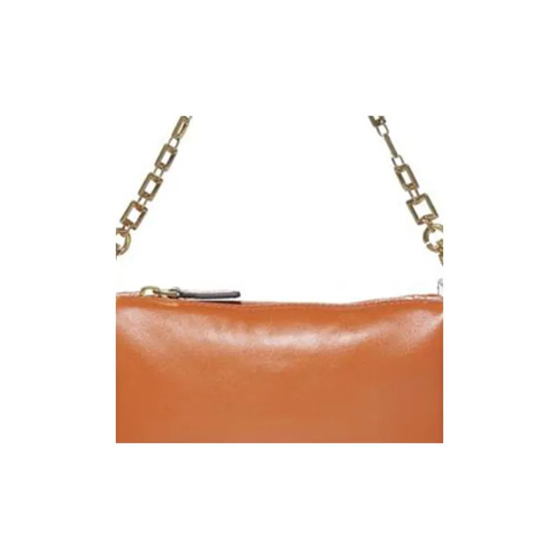 Manu Atelier Calfskin Crossbody Bag Shoulder Bag Women's Orange-3