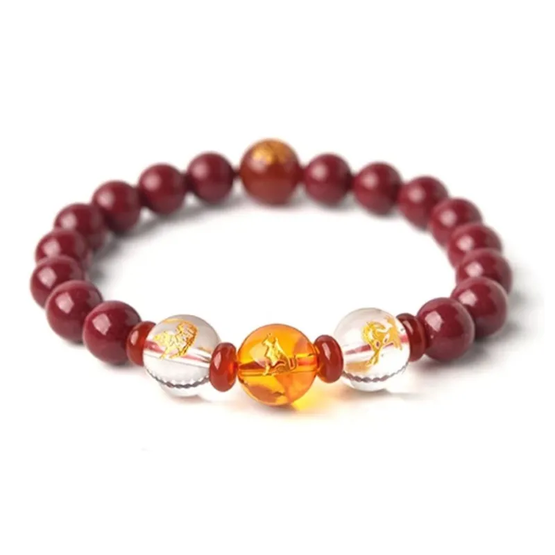 Strange Snow Cinnabar Bracelets Unisex-6