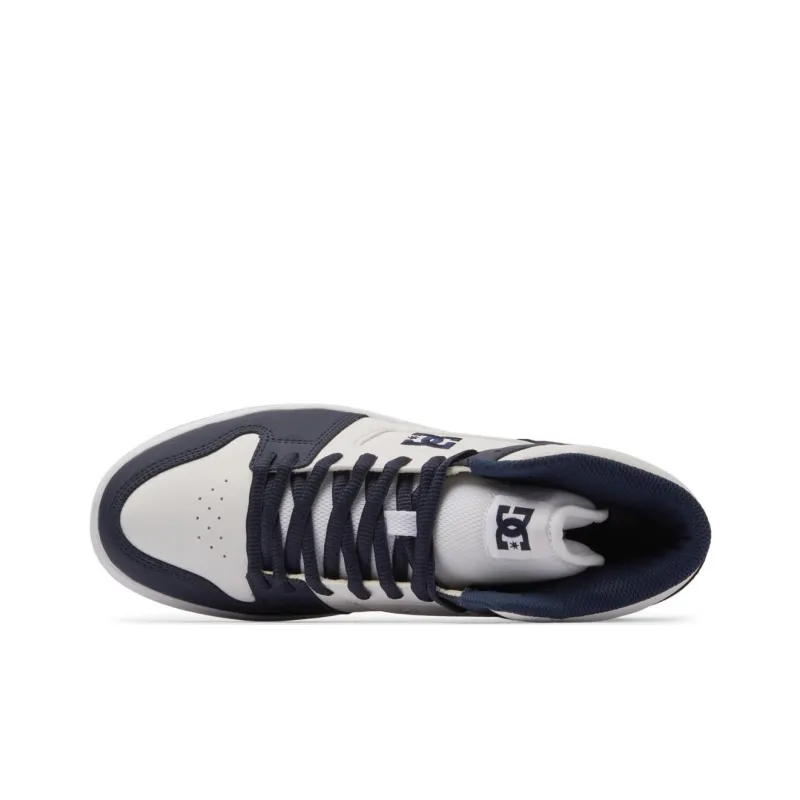DC Shoes MANTECA 4 High Top Skateboard Shoes Unisex White Blue-3