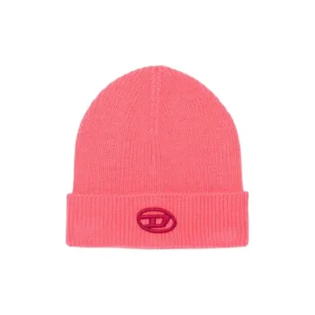 DIESEL Logo Embroidered Turn-Up Hem Beanie