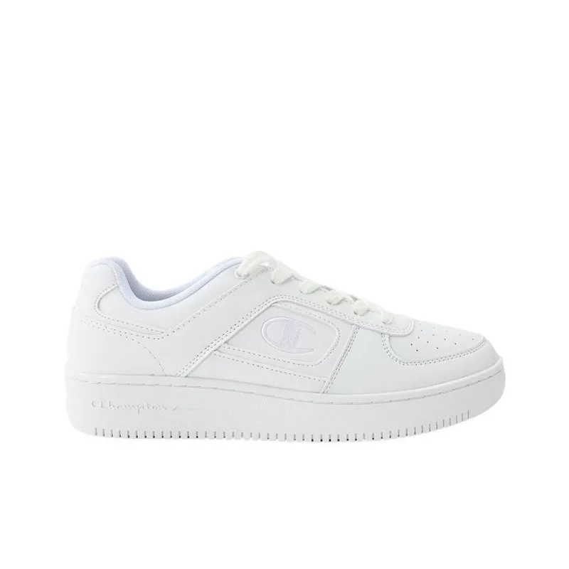 Champion Foul Play Element Low Top Skateboard Shoes Men's White-1